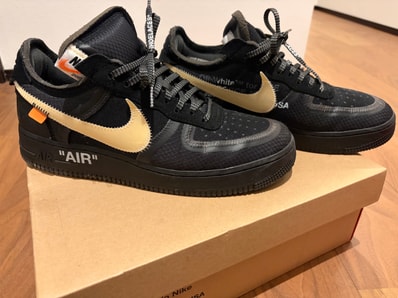 Off-White × Nike Air Force 1 Low "Black"