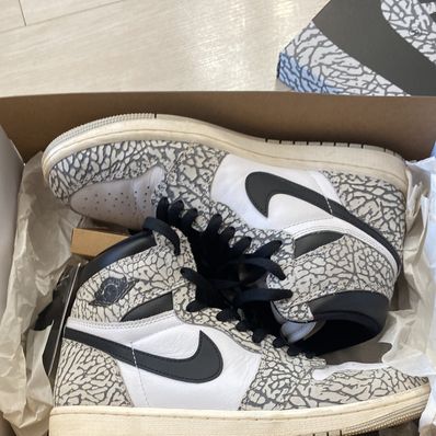 Nike Air Jordan 1 High OG "White Cement/Safari"