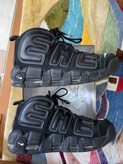 Supreme × Nike Air More Uptempo "Black"
