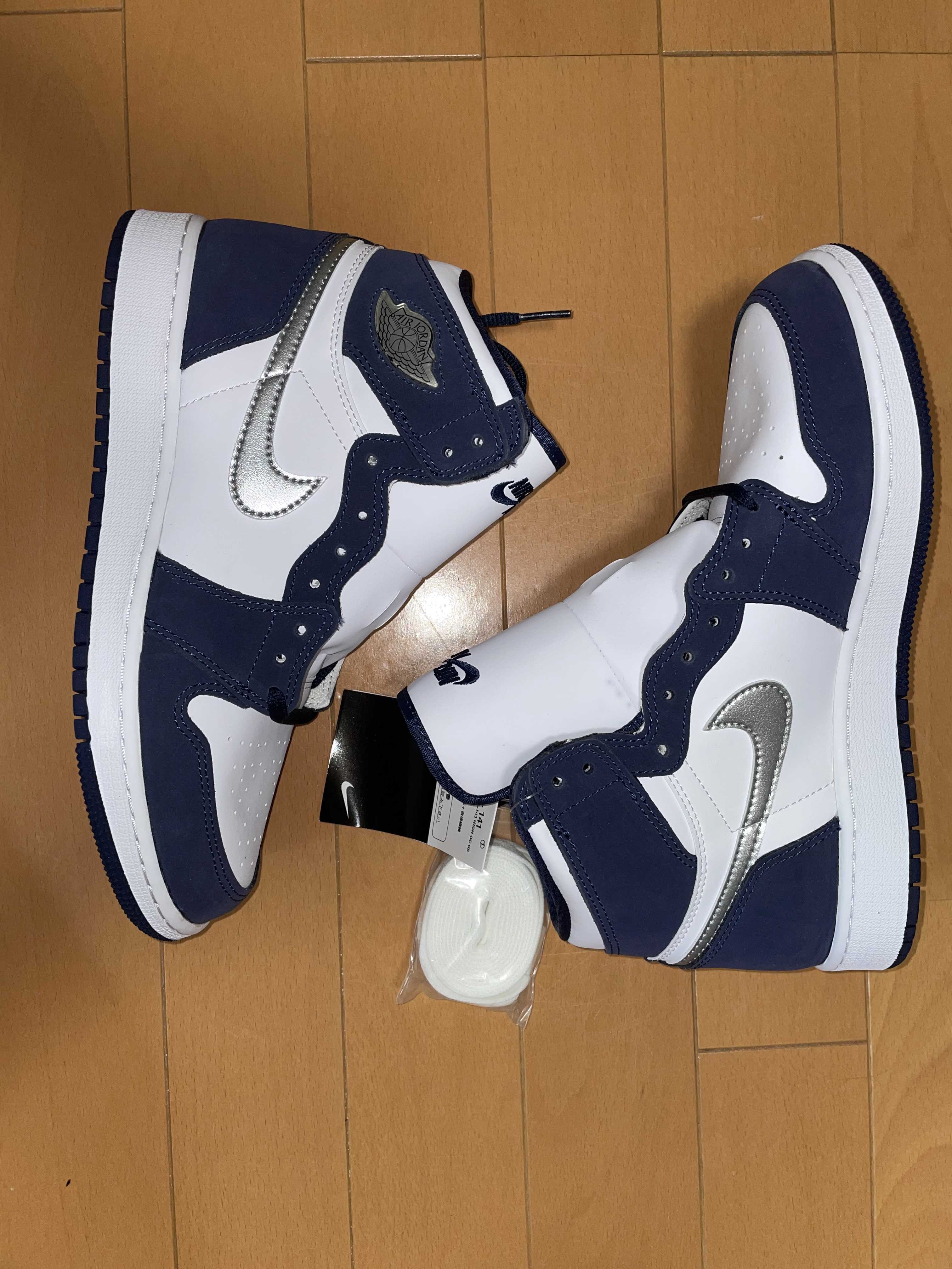 Nike GS Air Jordan 1 High OG CO.JP "Midnight Navy" (2020)(ブリーフケースなし)