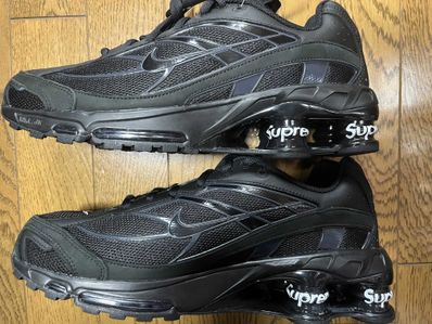 Supreme × Nike Shox Ride 2 "Black/Black-White"