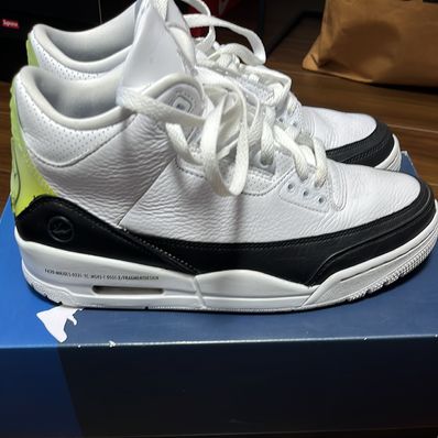 Fragment × Nike Air Jordan 3 "White/Black"