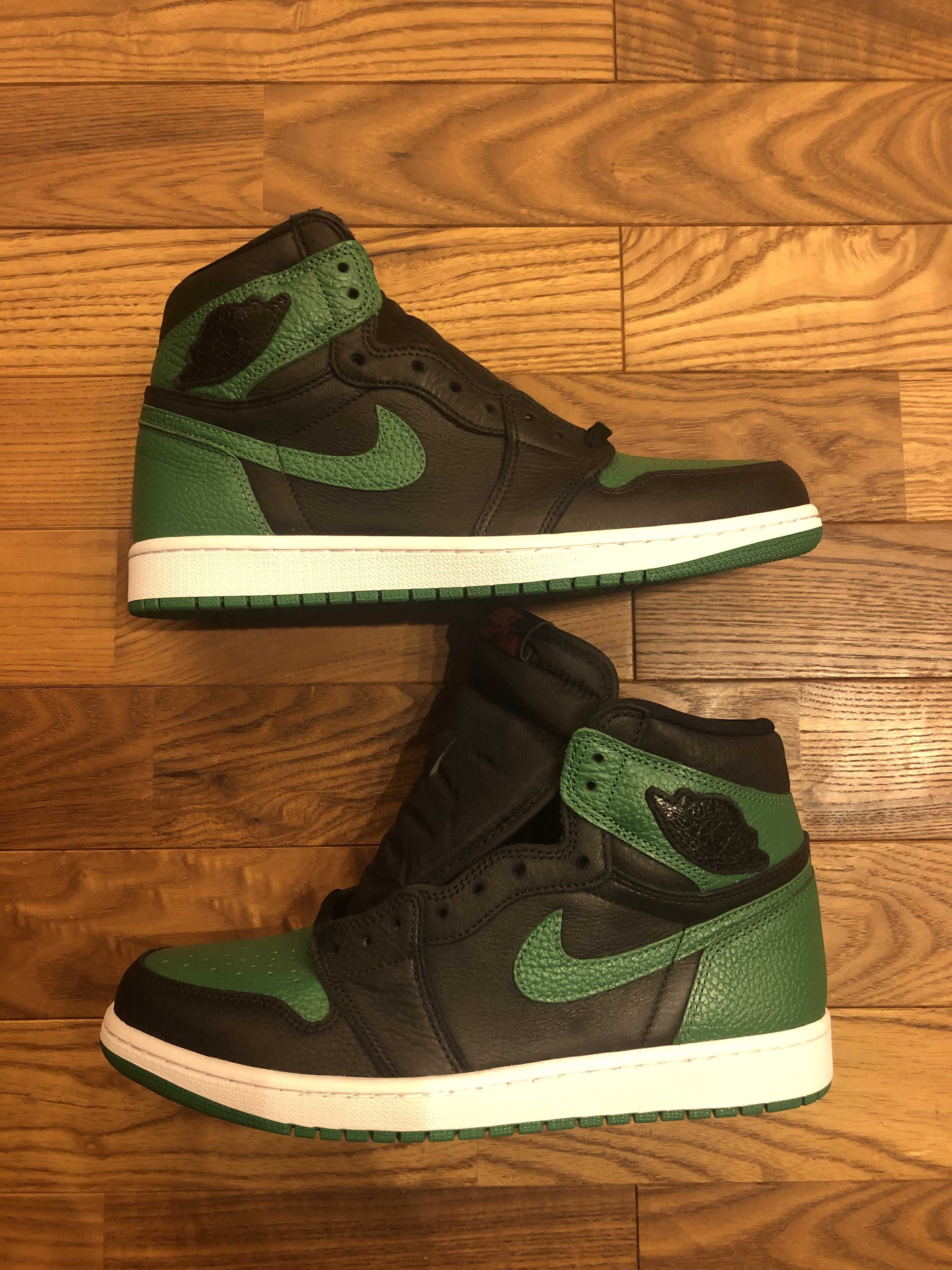Nike Air Jordan 1 Retro High OG "Black/Pine Green" (2020)      