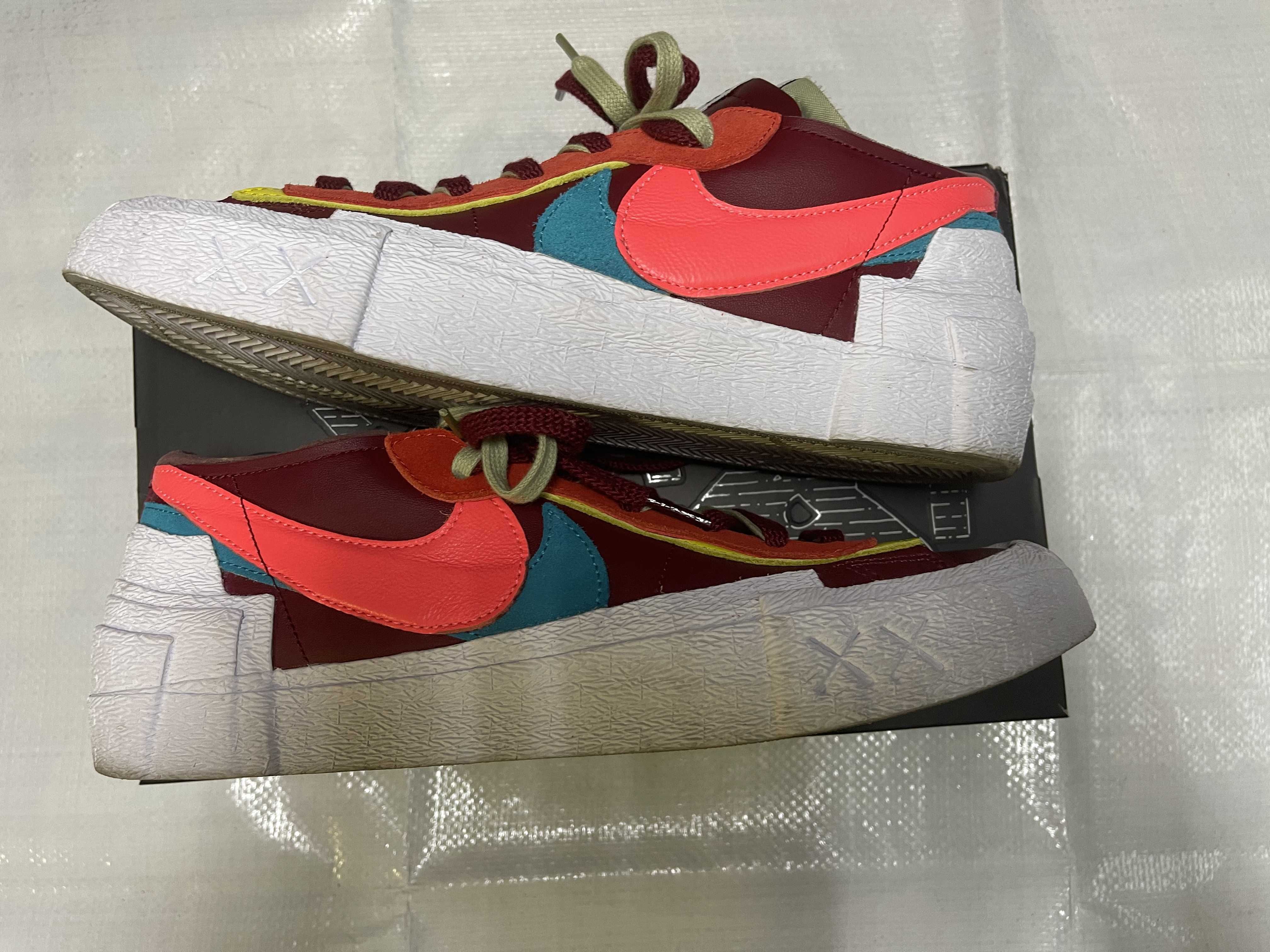 KAWS × sacai × Nike Blazer Low "Team Red"
