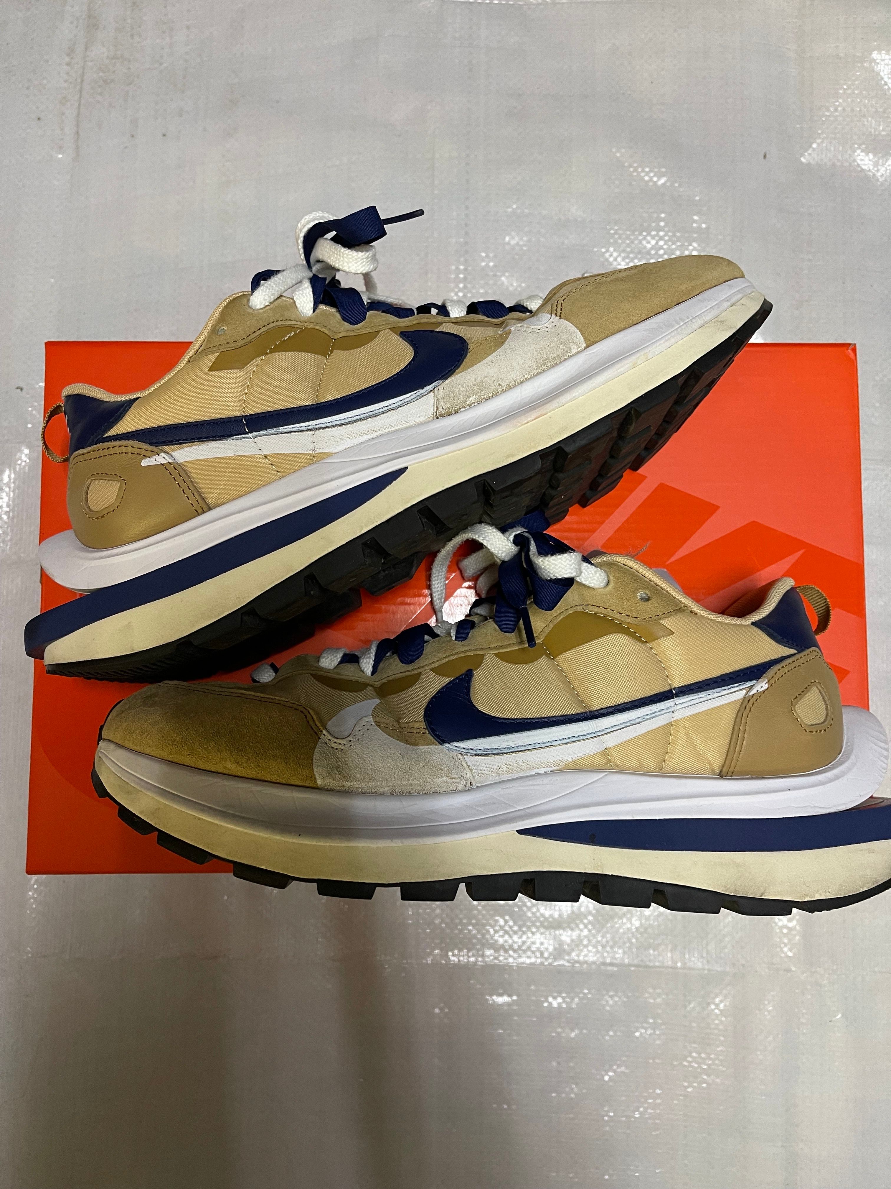 Sacai × Nike Vapor Waffle "Sesame And Blue Void"