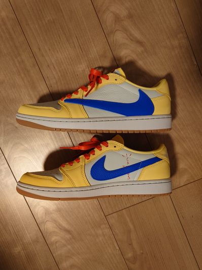 Travis Scott × Nike Women's Air Jordan 1 Retro Low OG "Canary"