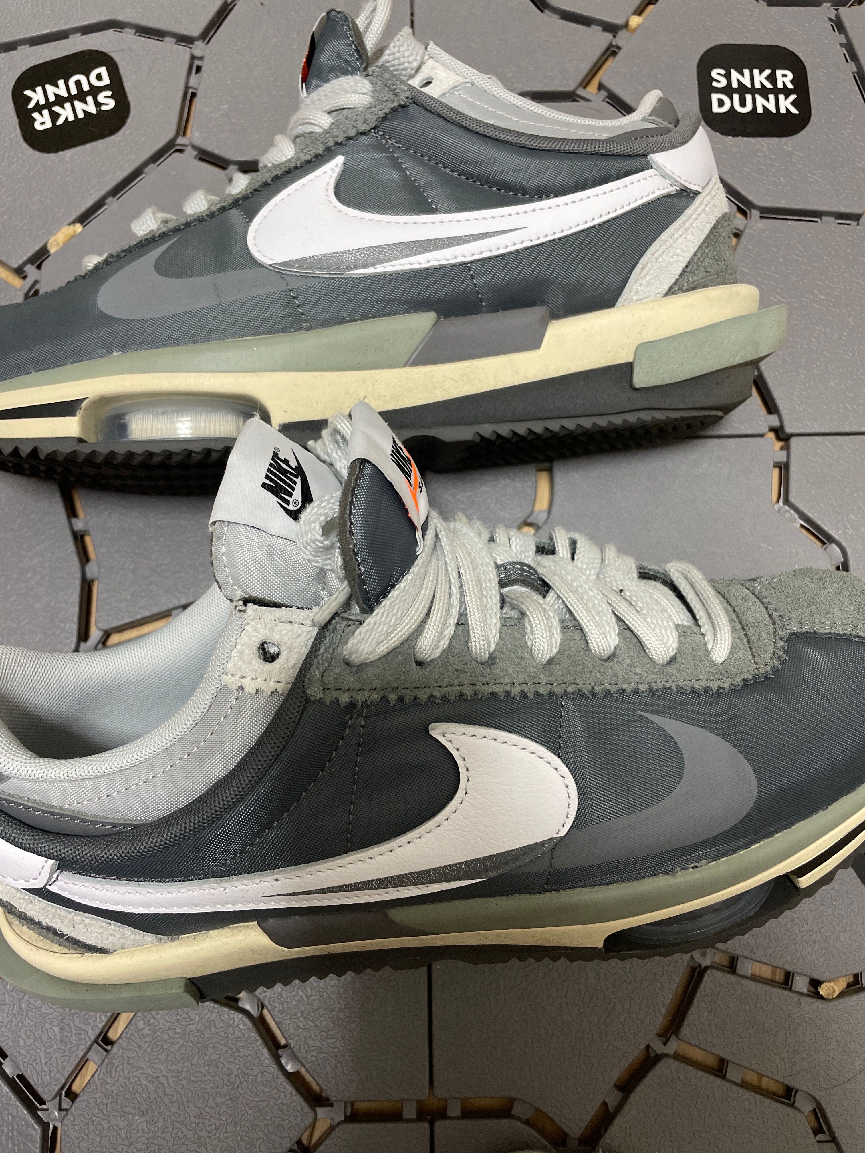 sacai × Nike Zoom Cortez "Iron Grey"