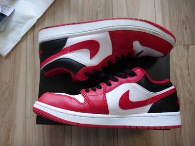 Nike Air Jordan 1 Low "White/Gym Red/Black"