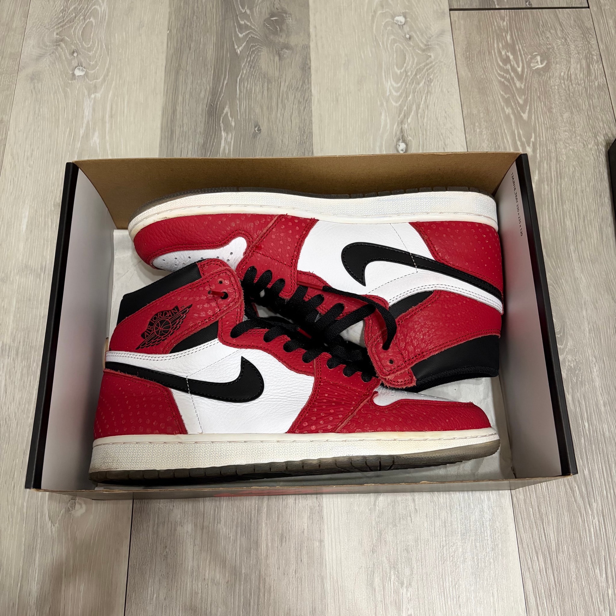 Spiderman × Nike Air Jordan 1 Origin Story "Gym Red/White/Photo Blue/Black"