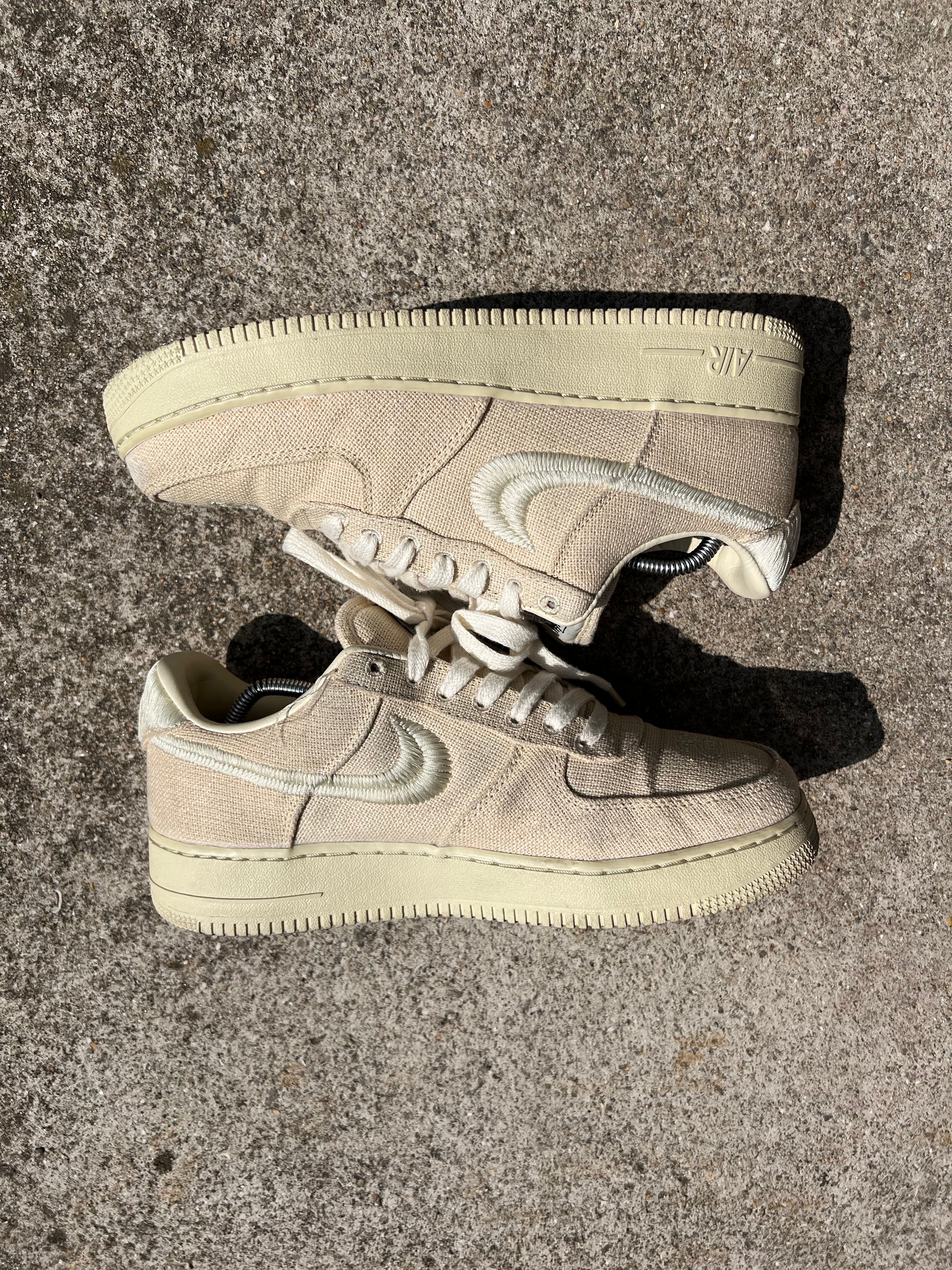 Stussy × Nike Air Force 1 Low "Fossil Stone"