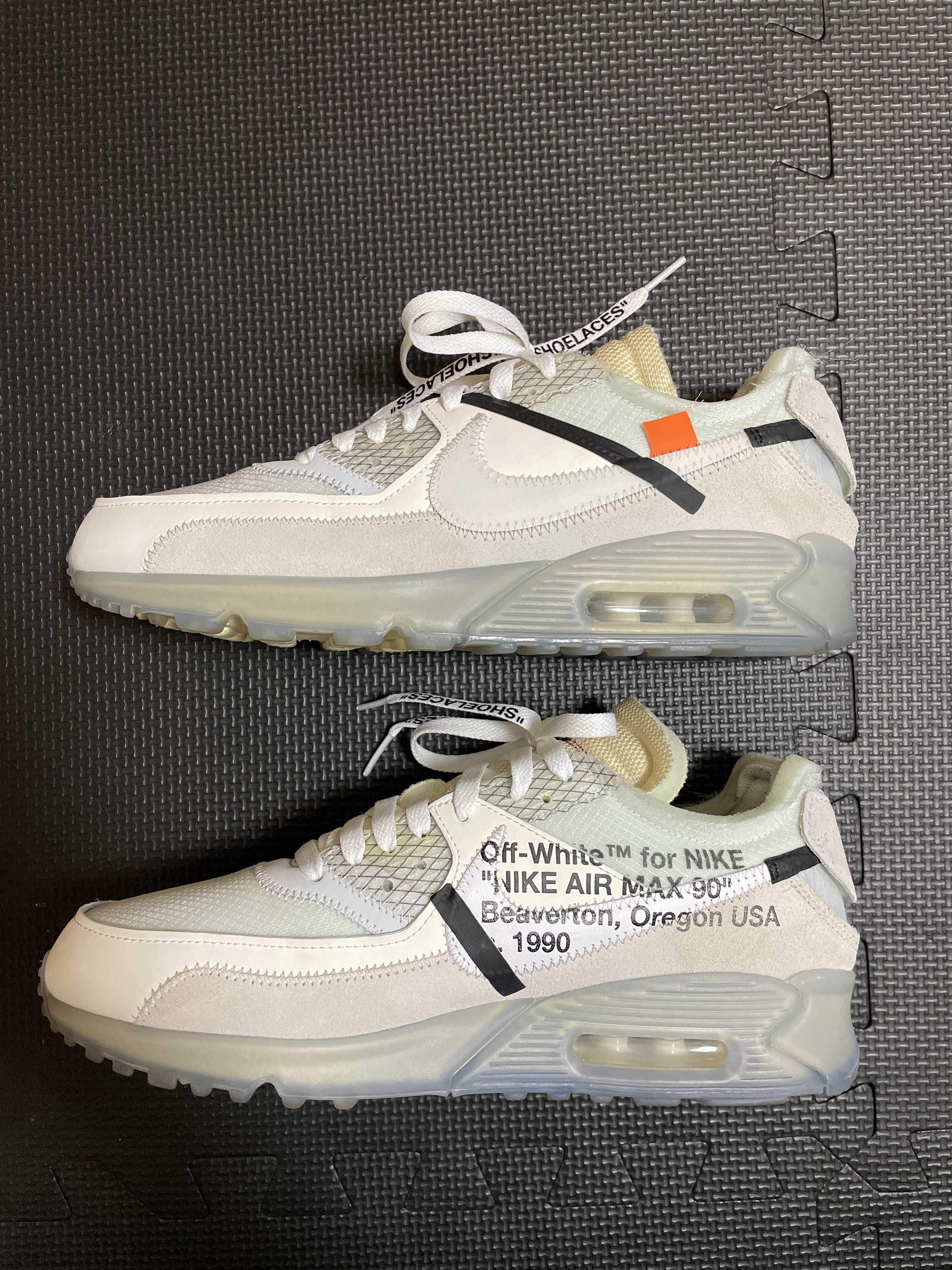 Off-White × Nike Air Max 90 "The 10/Sail"