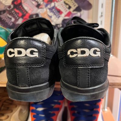 BLACK COMME des GARCONS × Nike SB Blazer Low "Black"