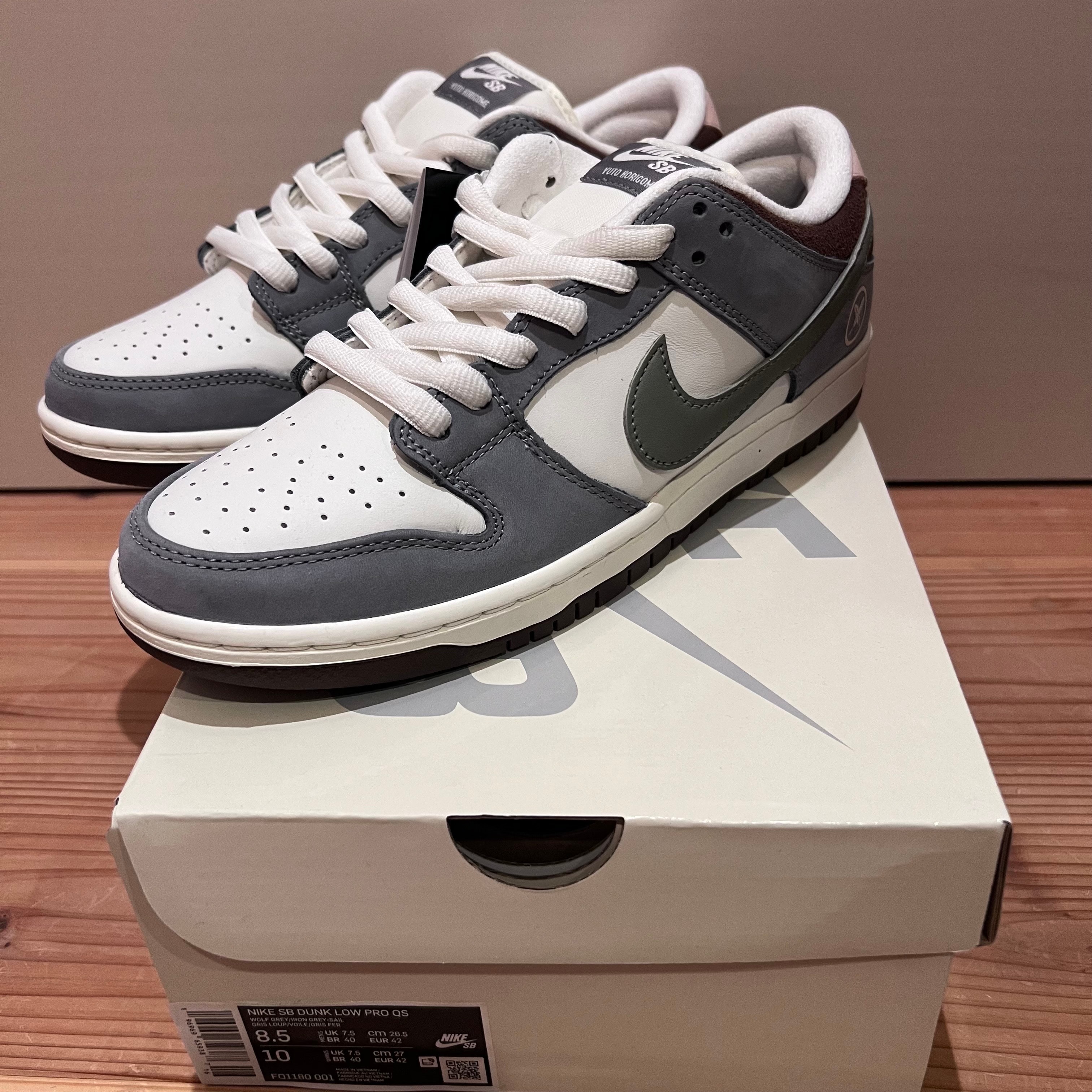 堀米 雄斗(Yuto Horigome) × Nike SB Dunk Low Pro QS "Wolf Grey"