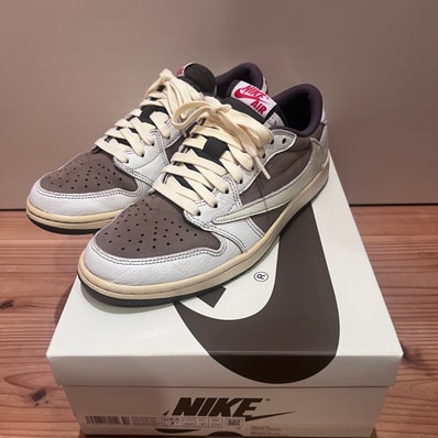 Travis Scott × Nike Air Jordan 1 Low OG SP "Reverse Mocha/Sail and Ridgerock"