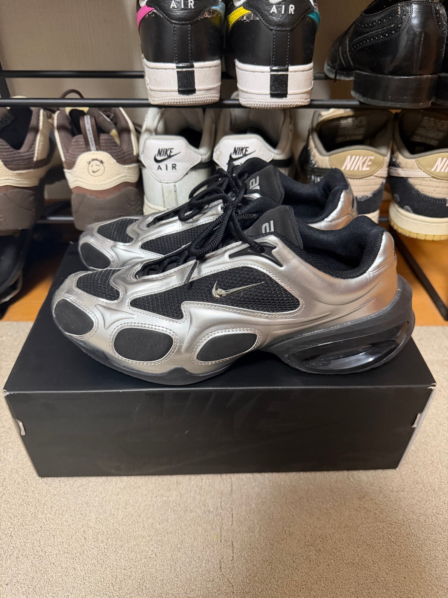 Nike Women's Air Max Muse "Black/Metallic Silver"