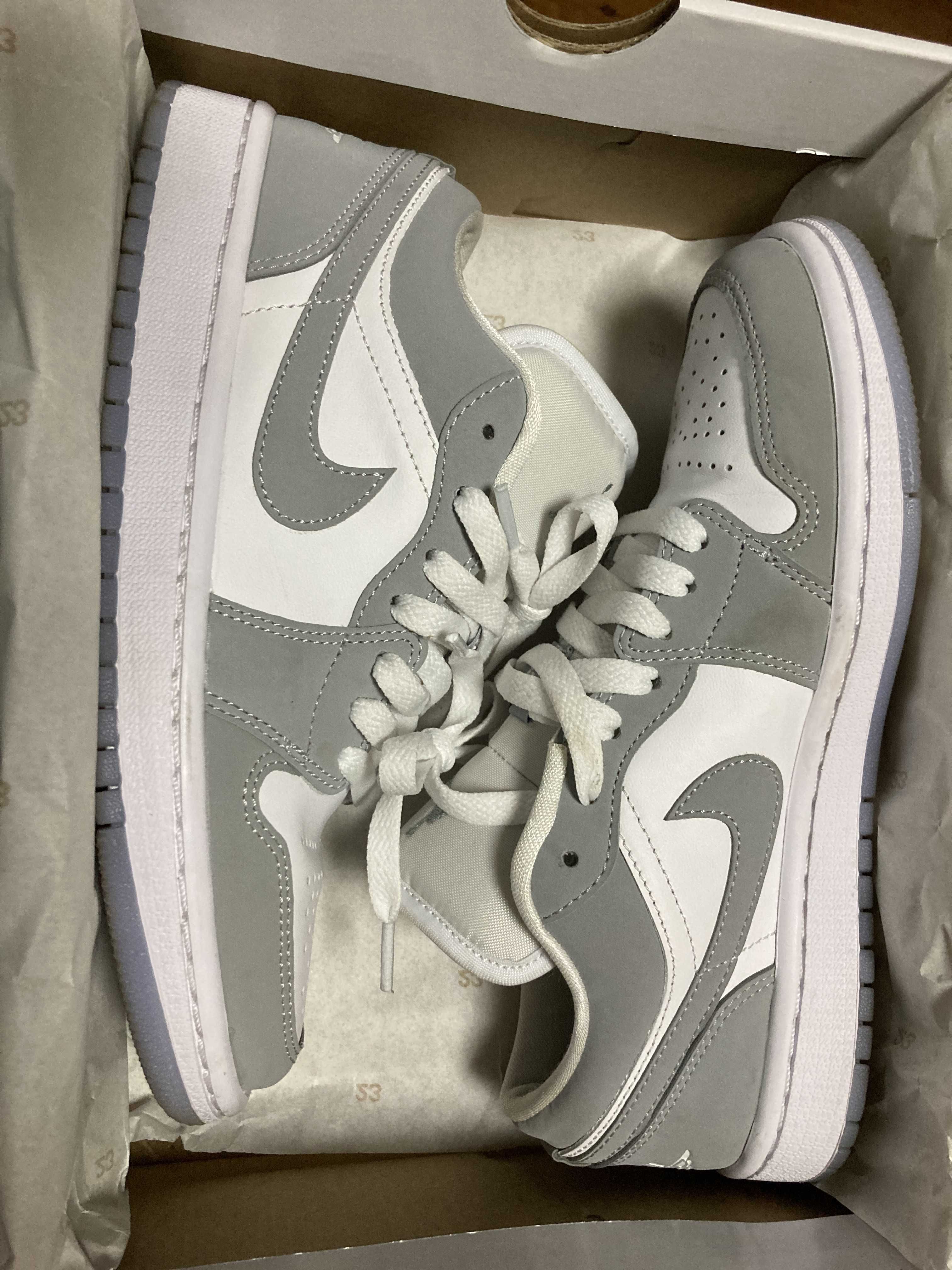 Nike Women's Air Jordan 1 Low "Wolf Grey"