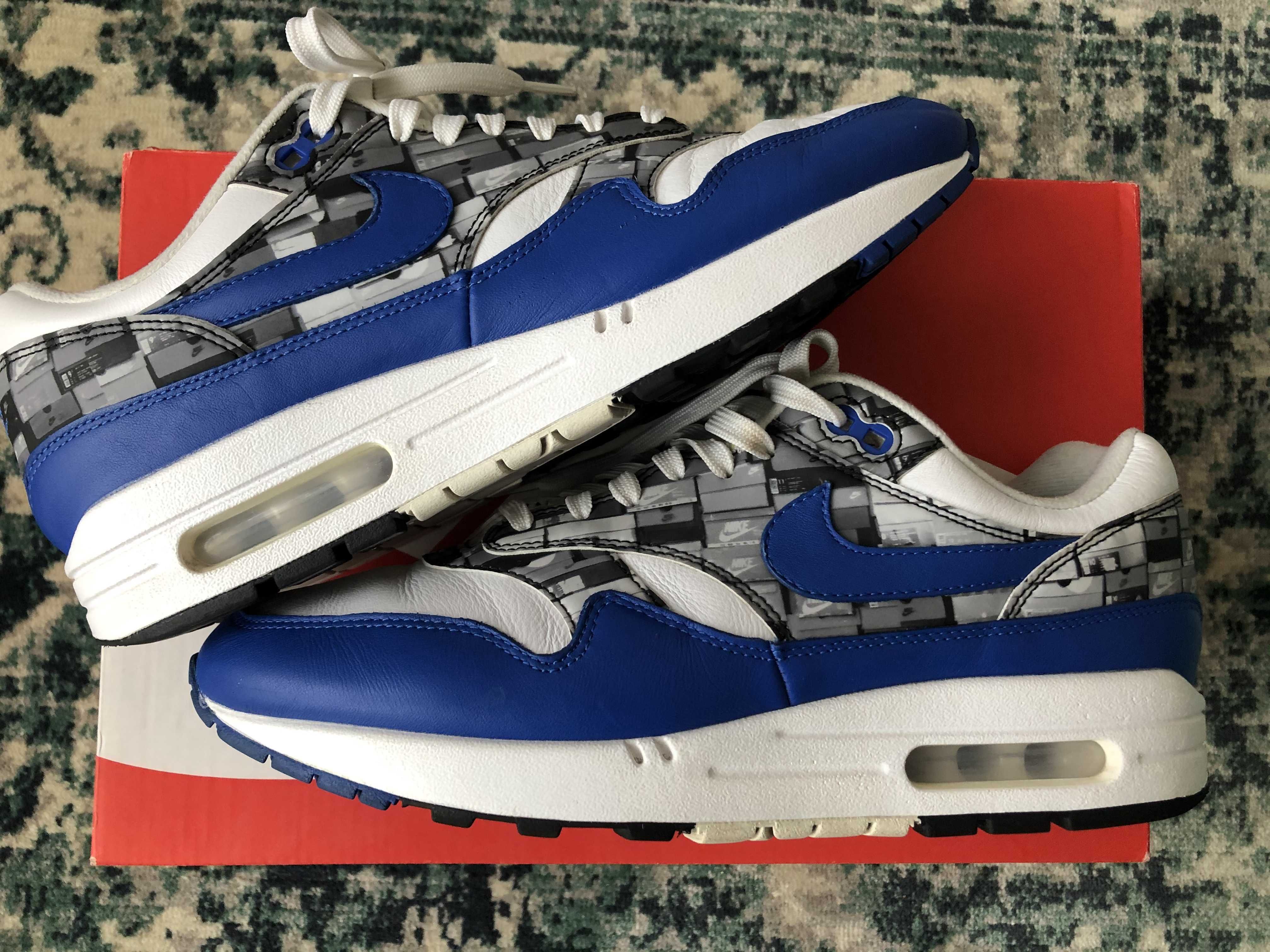 atmos × Nike Air Max 1 Blue "We Love Nike"
