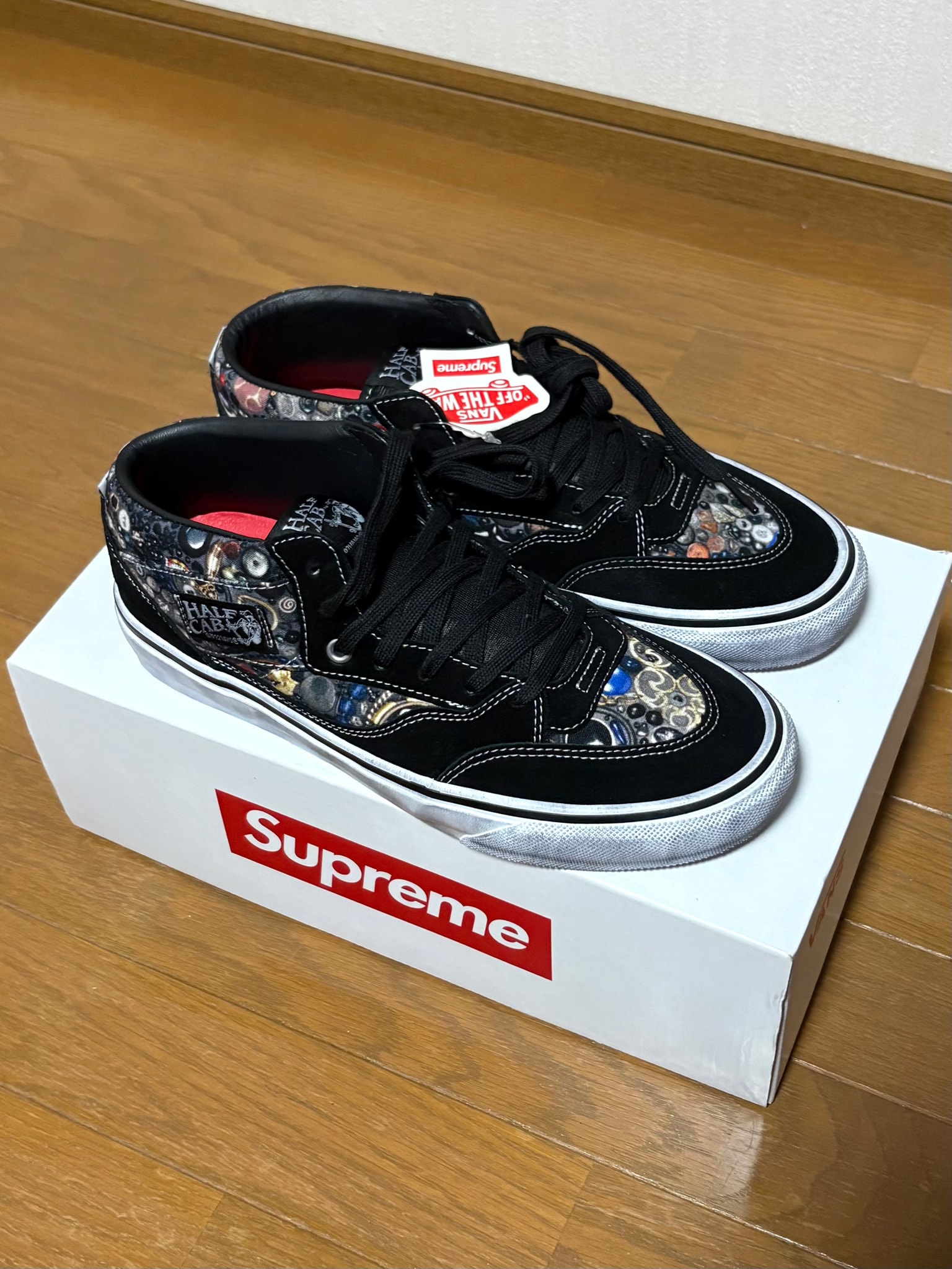 Supreme × Mike Kelley × Vans Half Cab "Black" (26SS Week8)