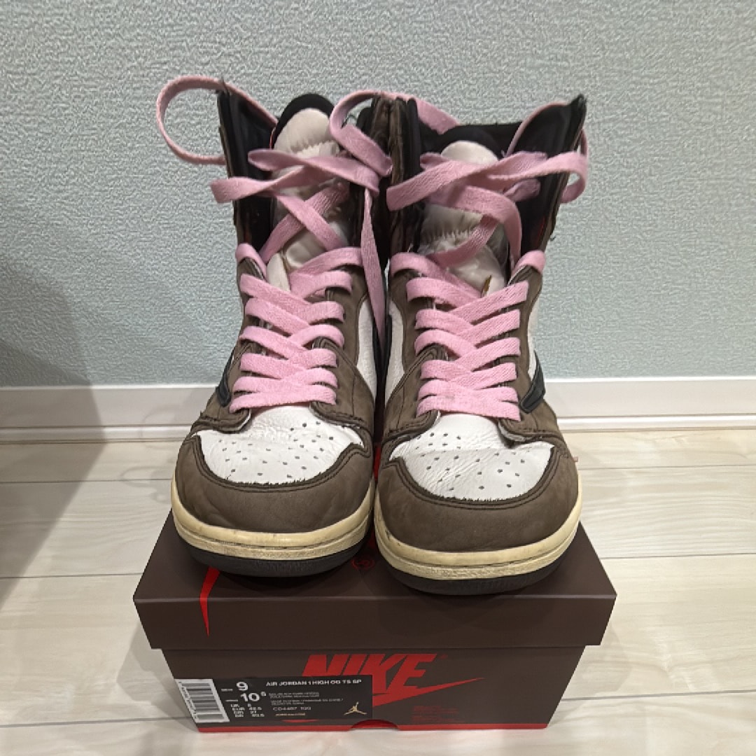 Travis Scott × Nike Air Jordan 1 Retro High OG TS SP "Sail/Dark Mocha"