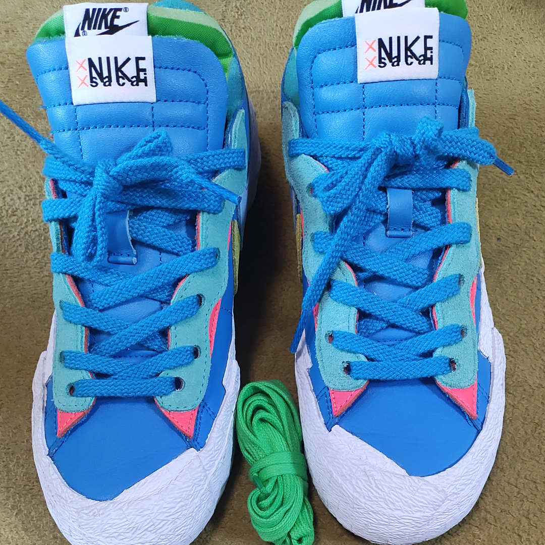 KAWS × sacai × Nike Blazer Low "Neptune Blue"