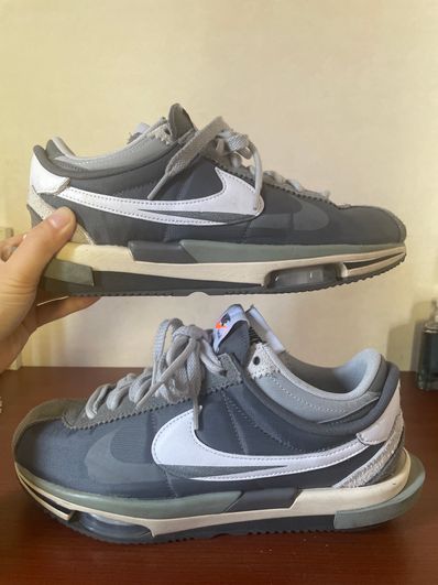 sacai × Nike Zoom Cortez "Iron Grey"