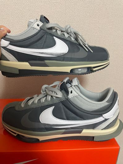 sacai × Nike Zoom Cortez "Iron Grey"