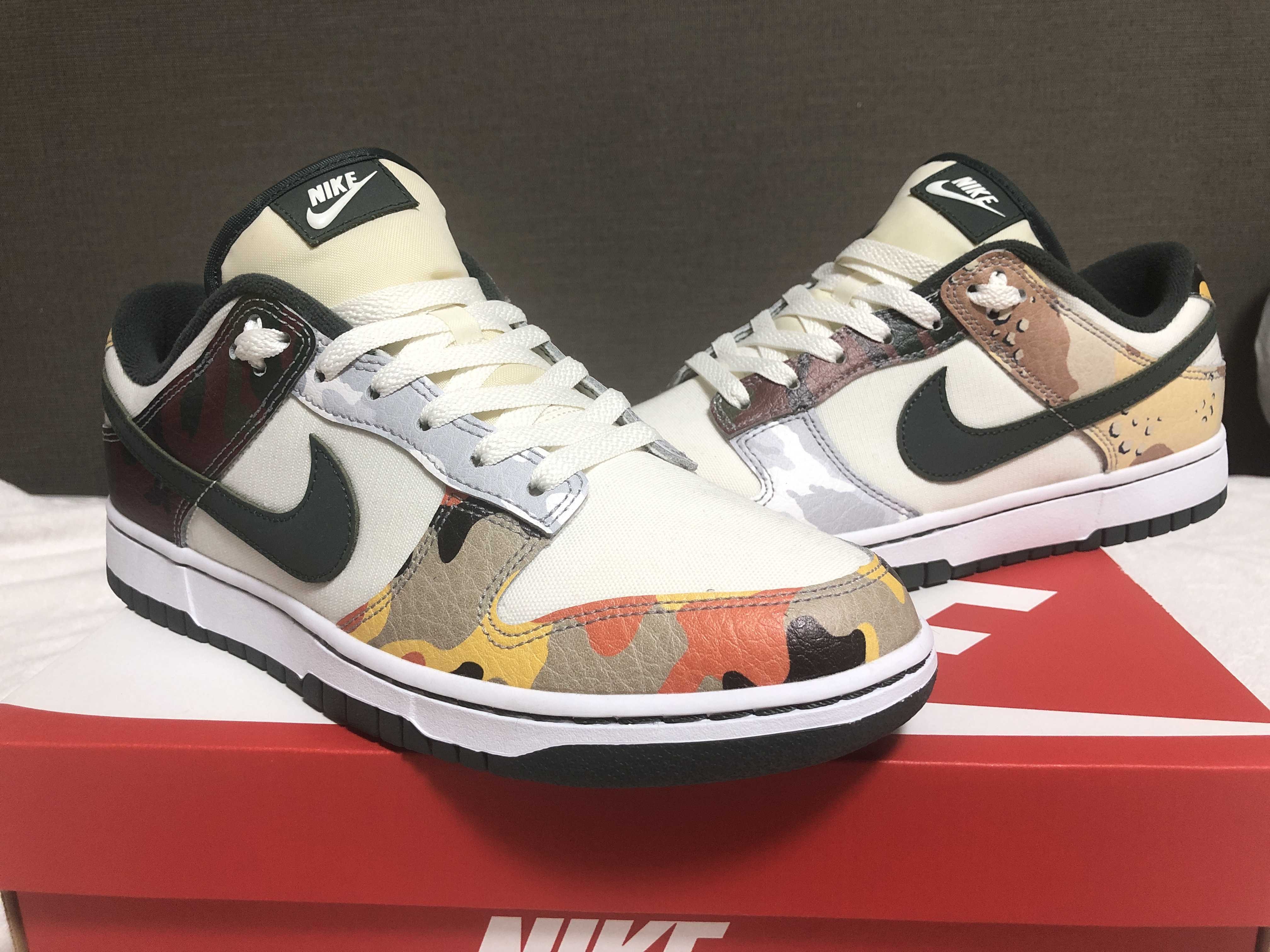 Nike Dunk Low "Sail Multi Camo"