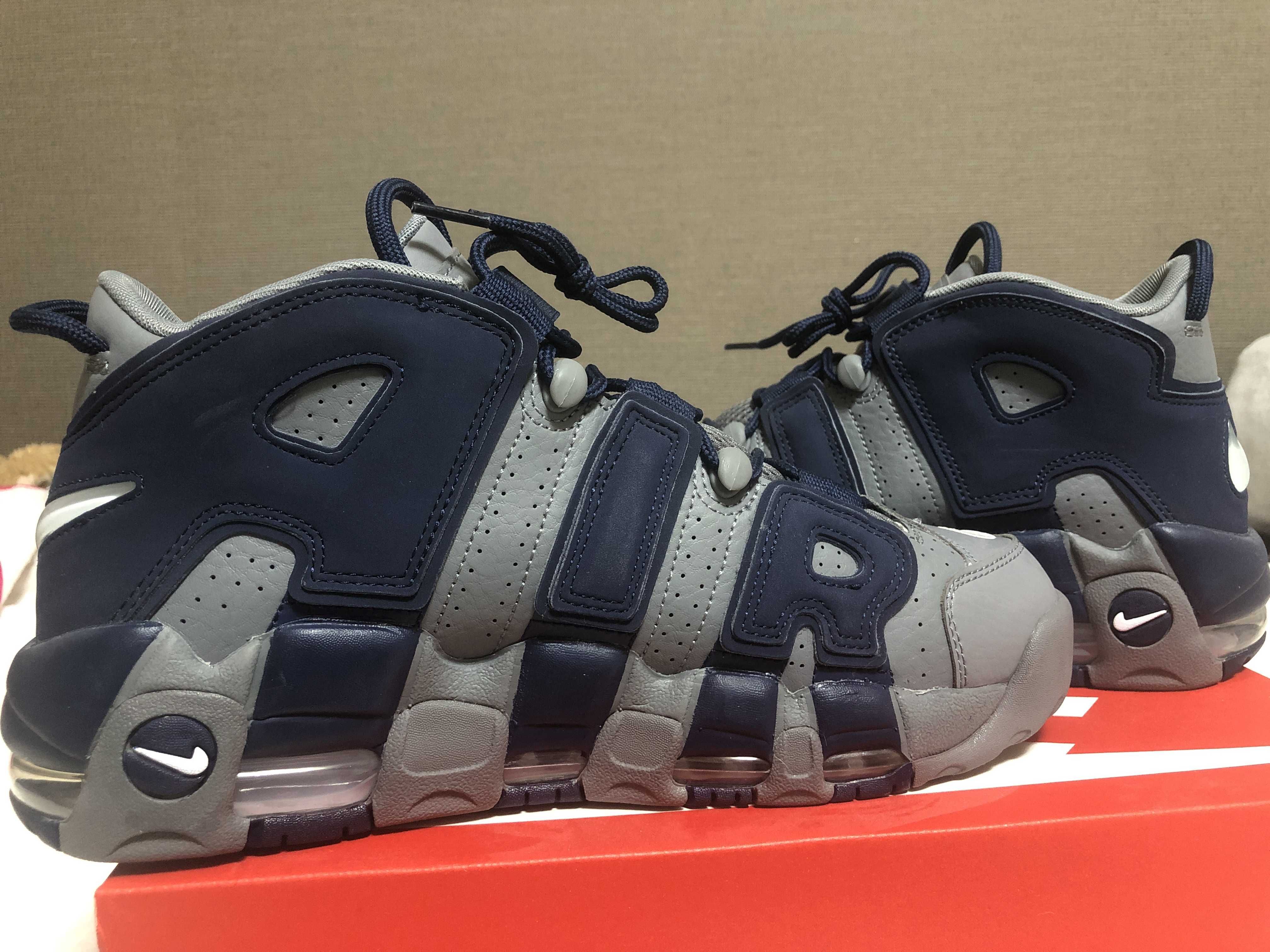 Nike Air More Uptempo '96 "Cool Grey/White/Midnight Navy"
