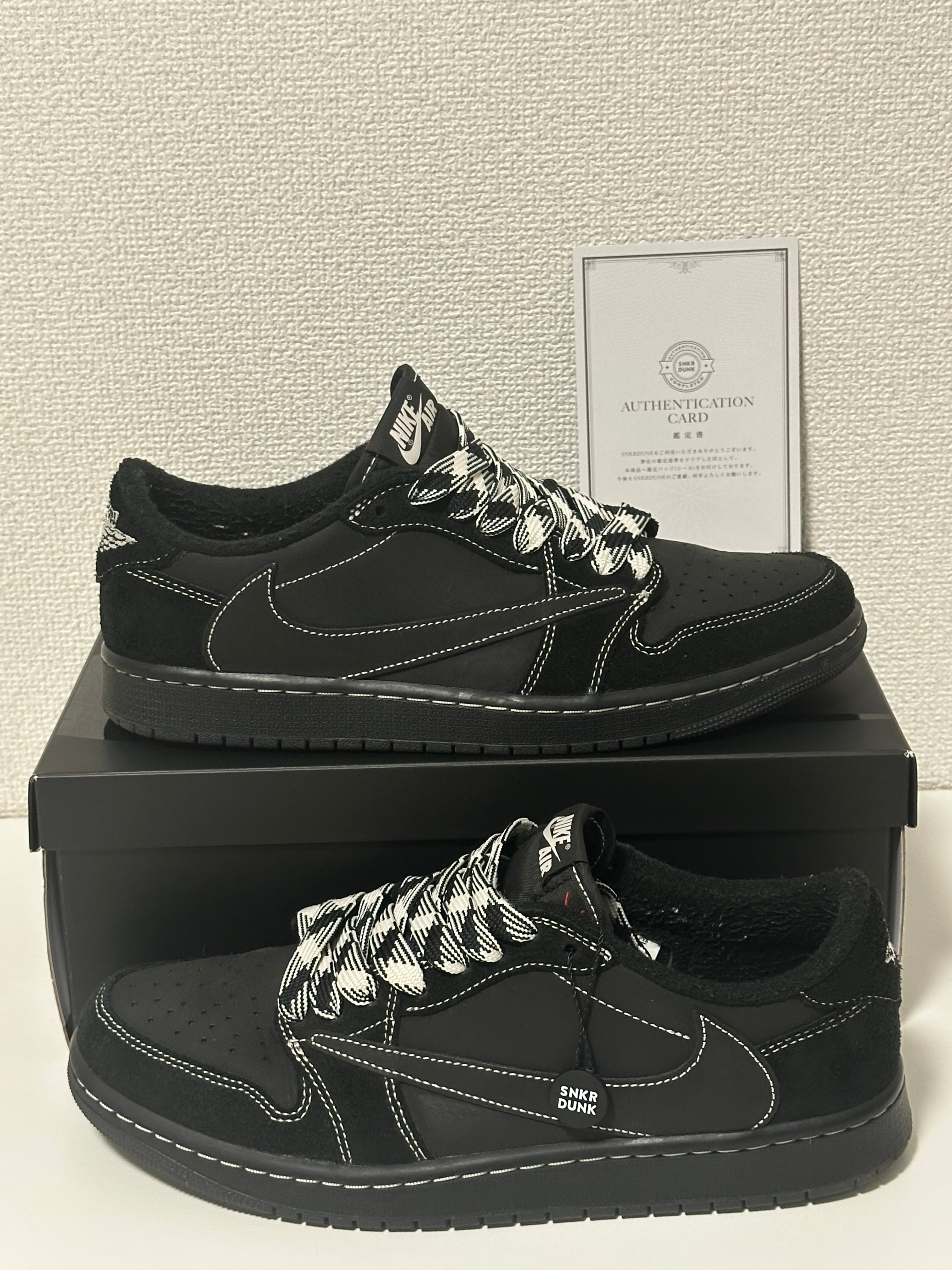 Travis Scott × Nike Air Jordan 1 Low OG SP "Black Phantom"