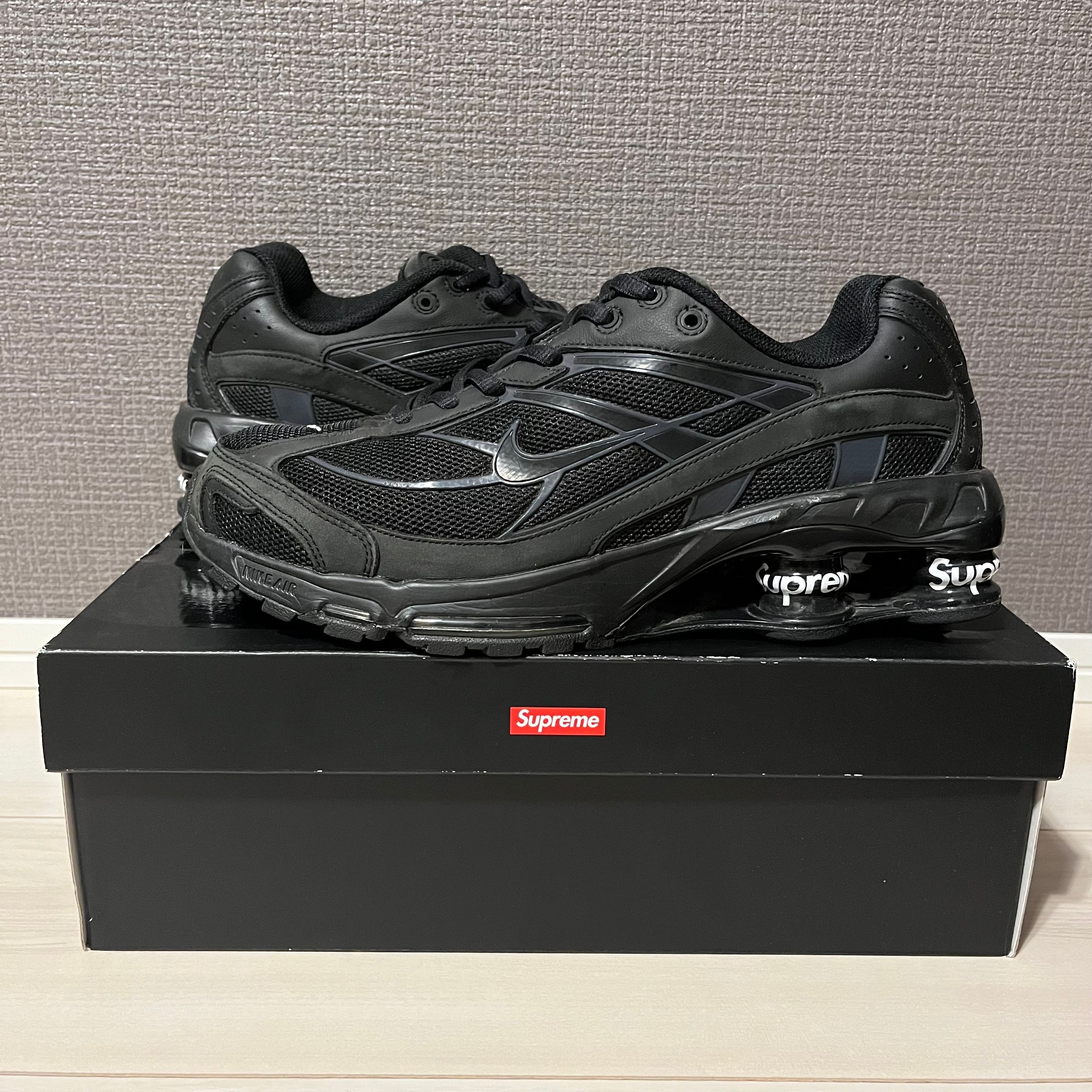 Supreme × Nike Shox Ride 2 "Black/Black-White"