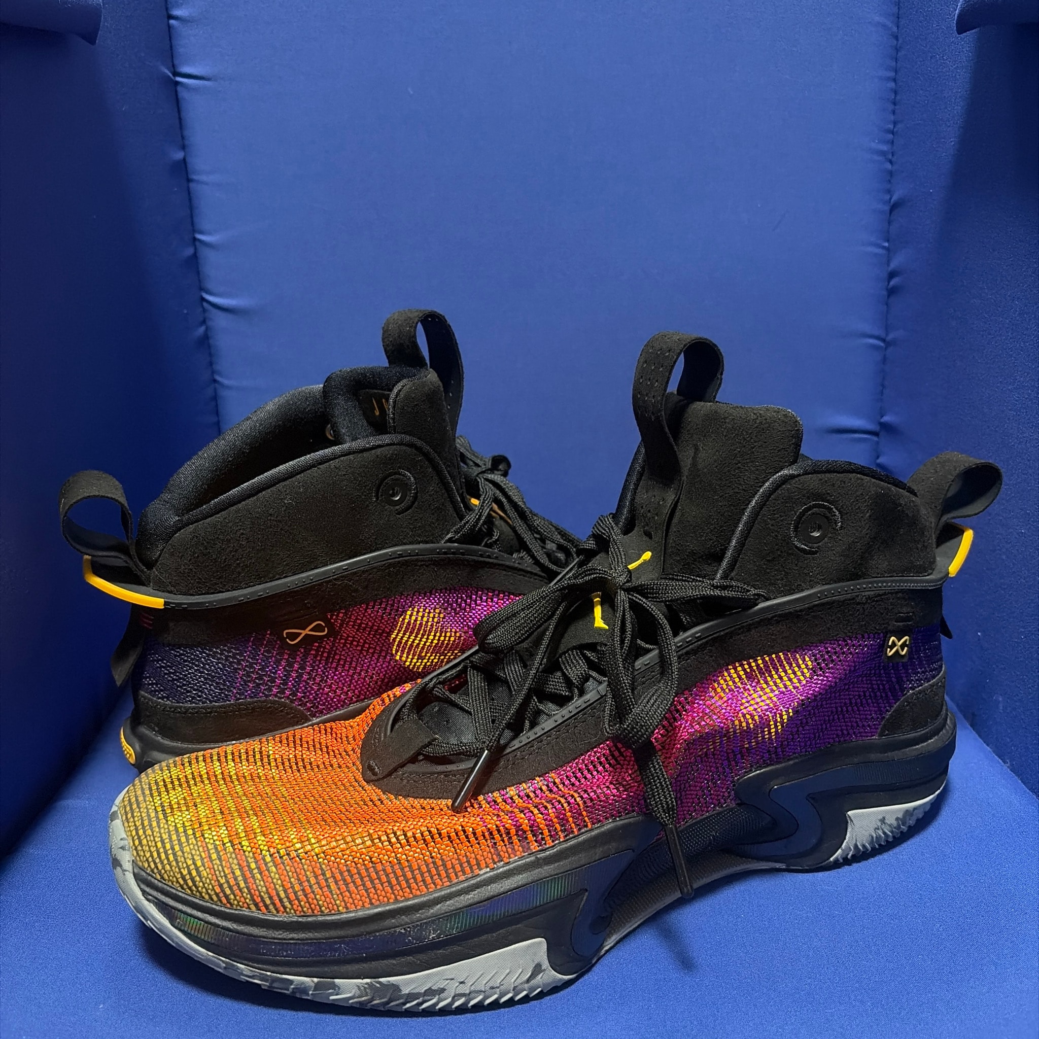 Nike Air Jordan 36 "Black/Deadly Pink/Court Purple/Laser Orange"
