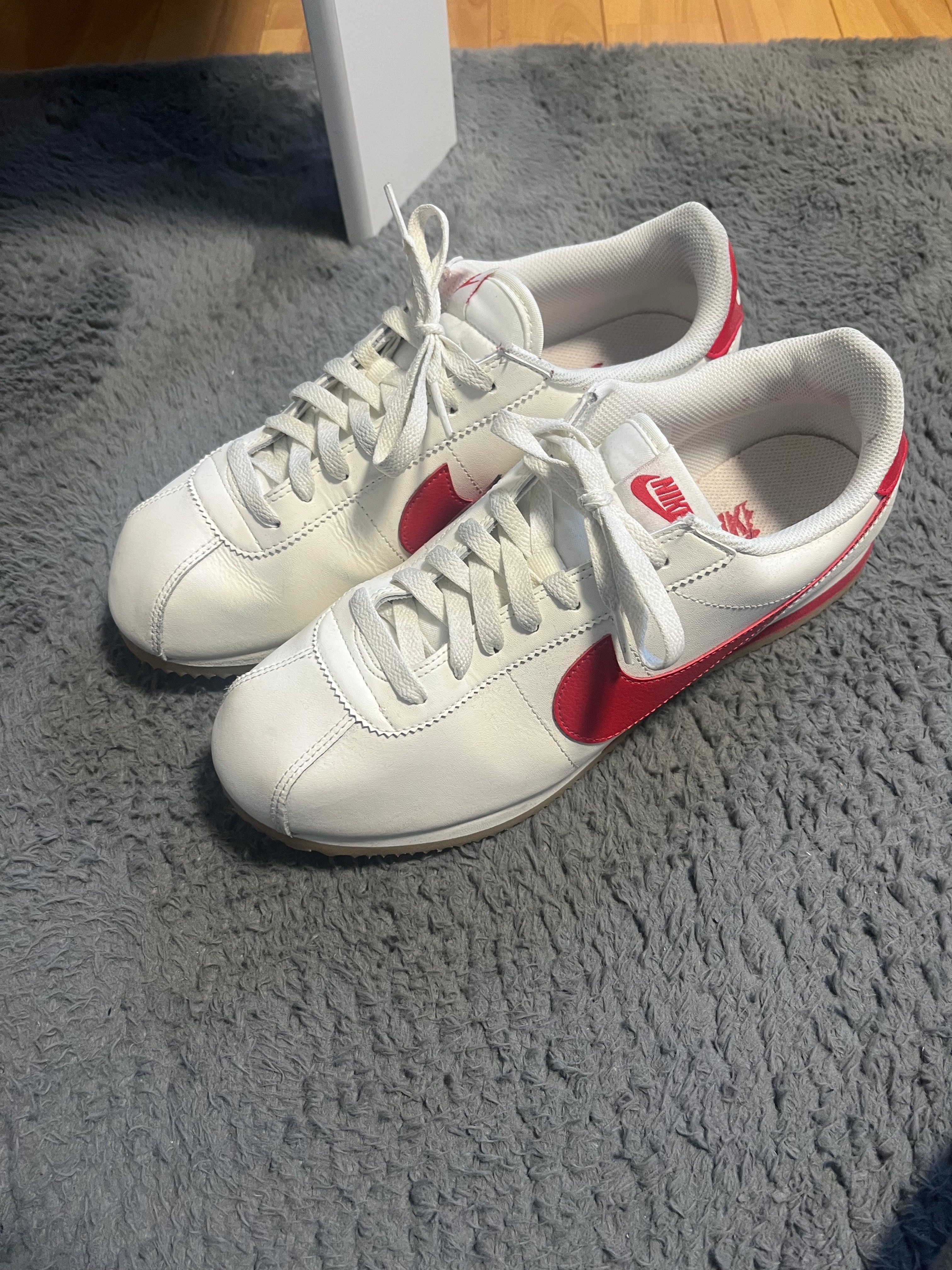 Nike Cortez Leather "Sail/Gum Yellow/University Red"