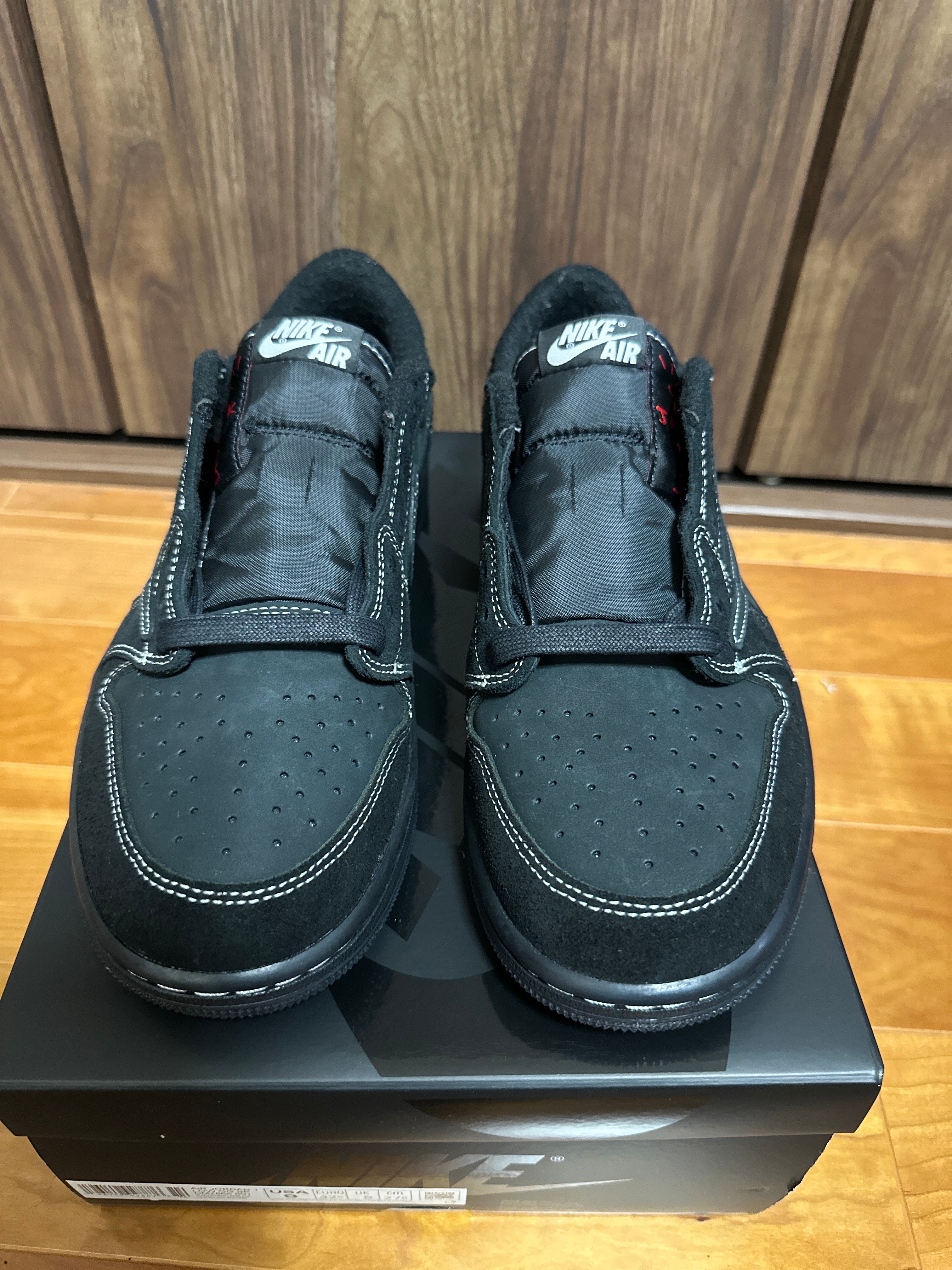 Travis Scott × Nike Air Jordan 1 Low OG SP "Black Phantom"