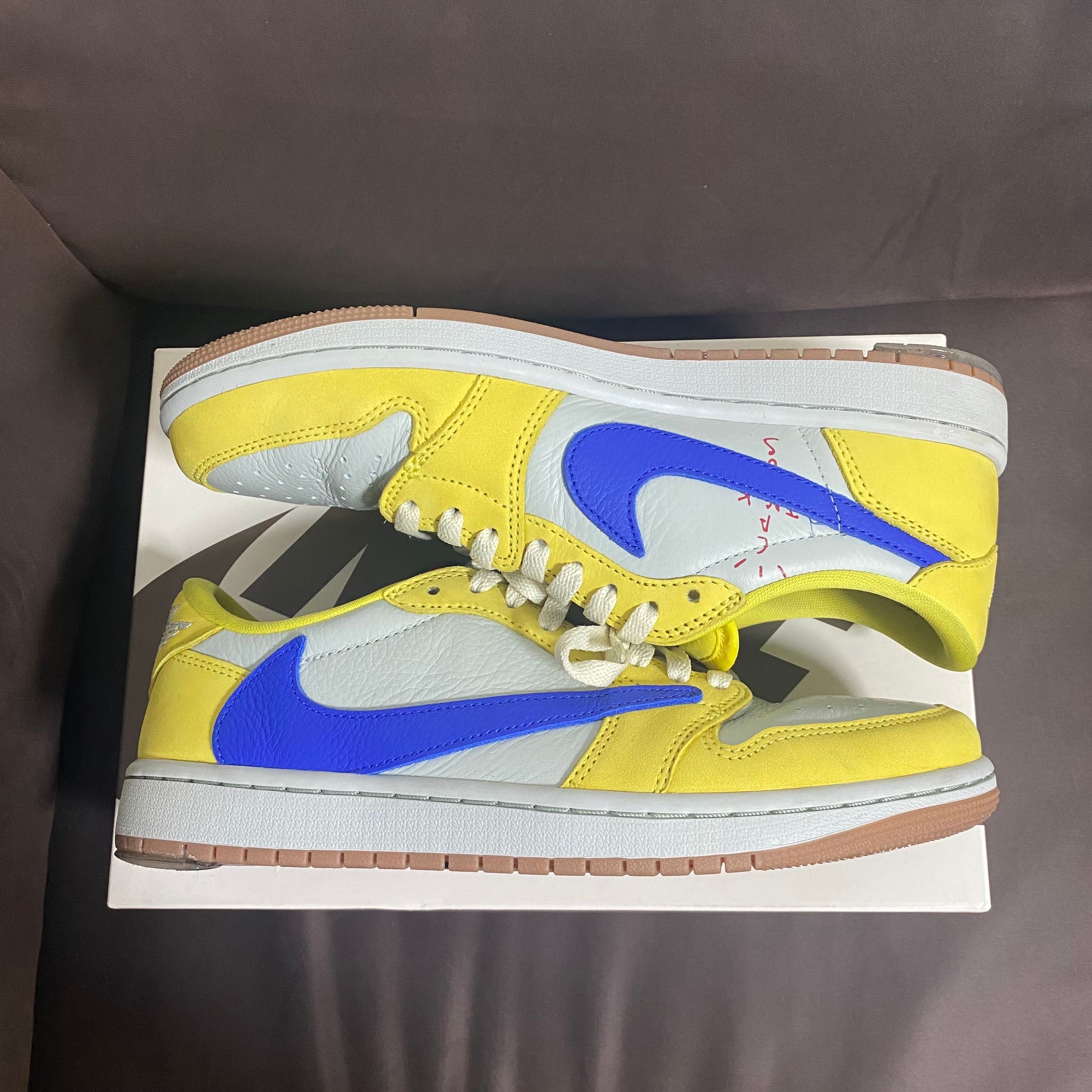 Travis Scott × Nike Women's Air Jordan 1 Retro Low OG "Canary"
