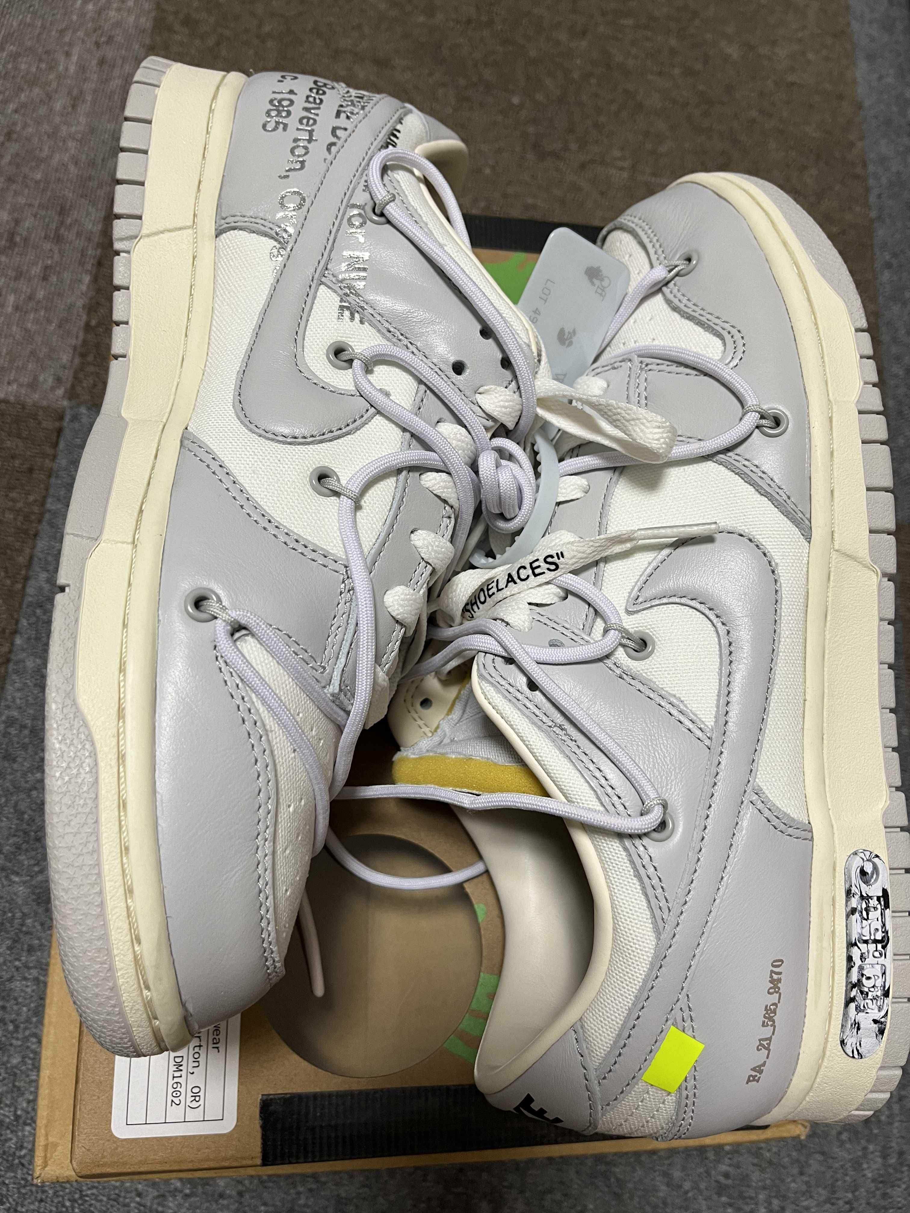 Off-White × Nike Dunk Low 1 of 50 "Lot.49"