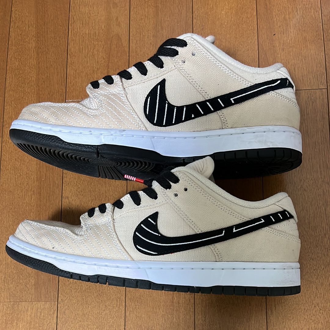 Albino & Preto × Nike SB Dunk Low Pro QS "Pearl White"