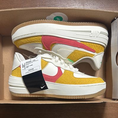 Nike Women's Air Force1 PLT.AF.ORM Lv8 "Sail/Magic Ember"