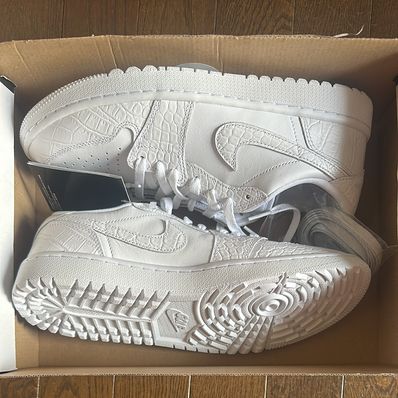 Nike Air Jordan 1 Low Golf "White Crocodile Skin"