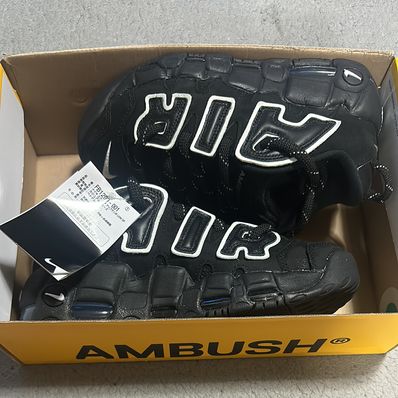 AMBUSH × Nike Air More Uptempo Low "Black and White"
