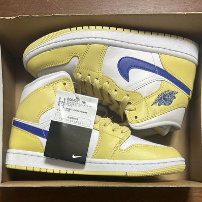 Nike Women's Air Jordan 1 Mid "Lemon Wash"