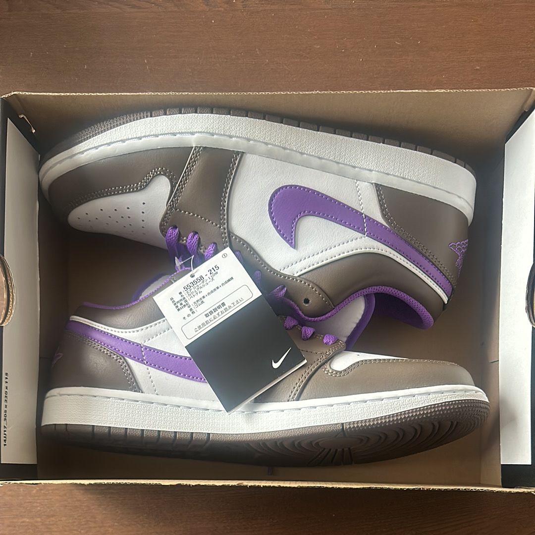 Nike Air Jordan 1 Low "Brown and Purple"