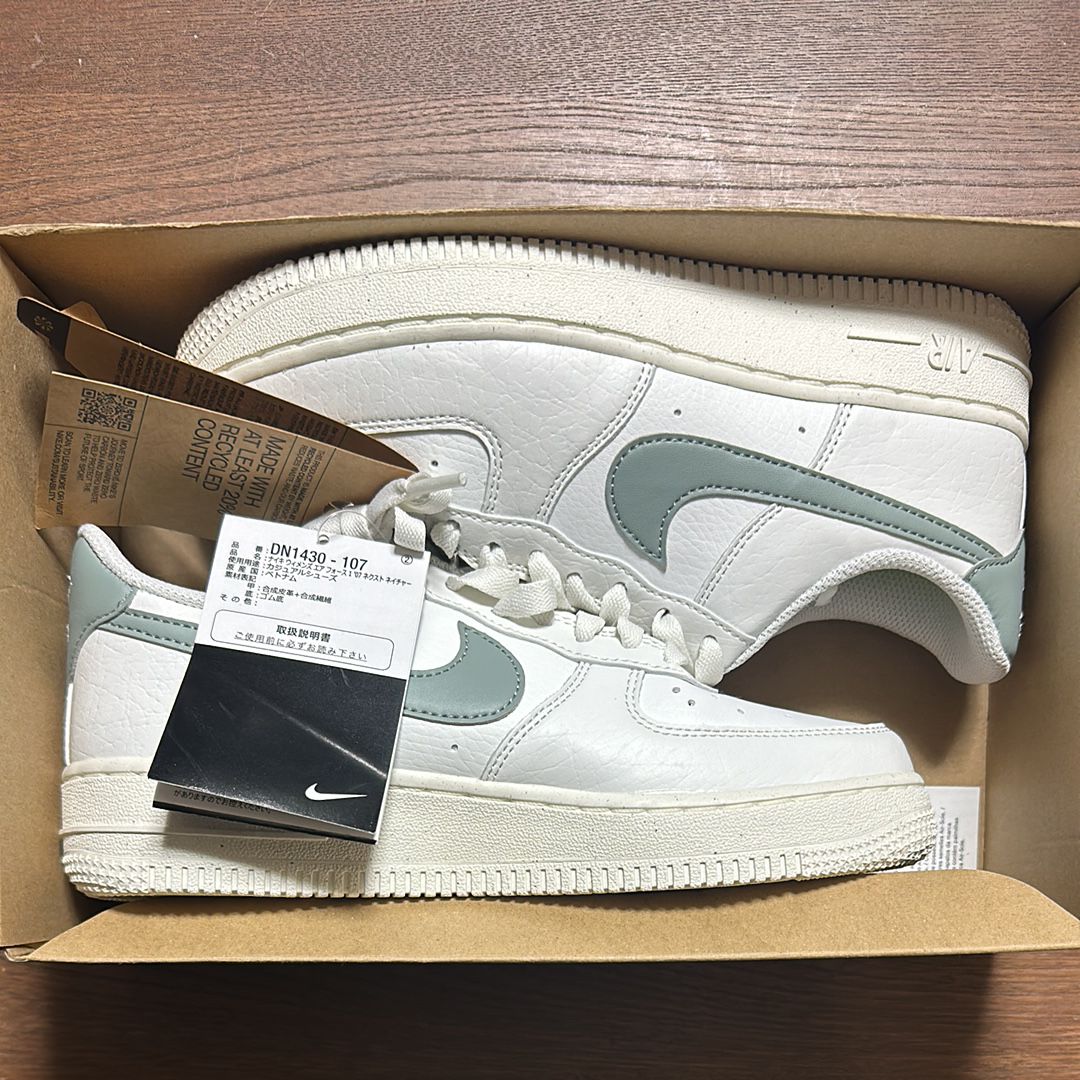 Nike Women's Air Force 1 '07 Next Nature "Summit White/Mica Green"