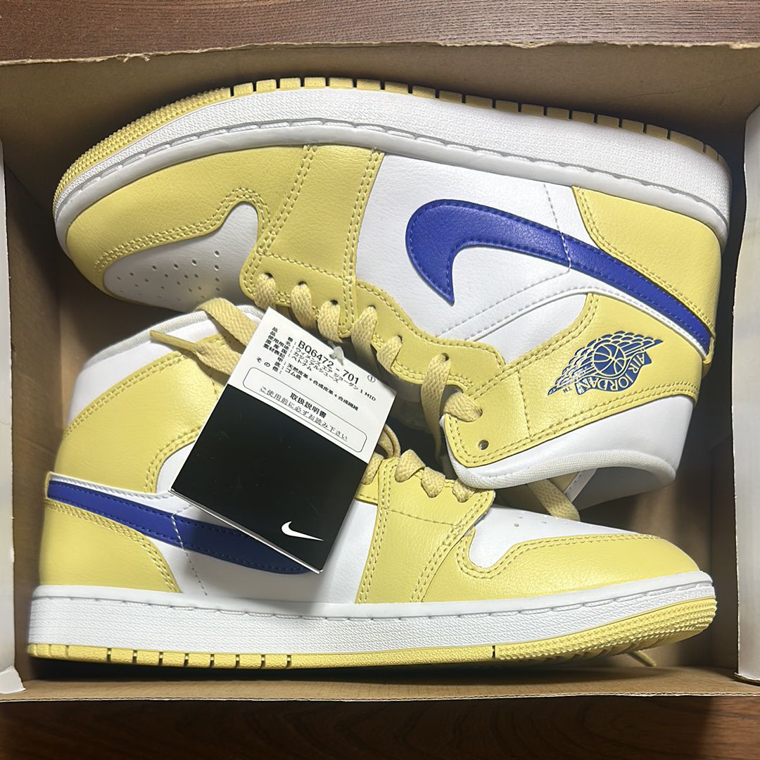 Nike Women's Air Jordan 1 Mid "Lemon Wash"