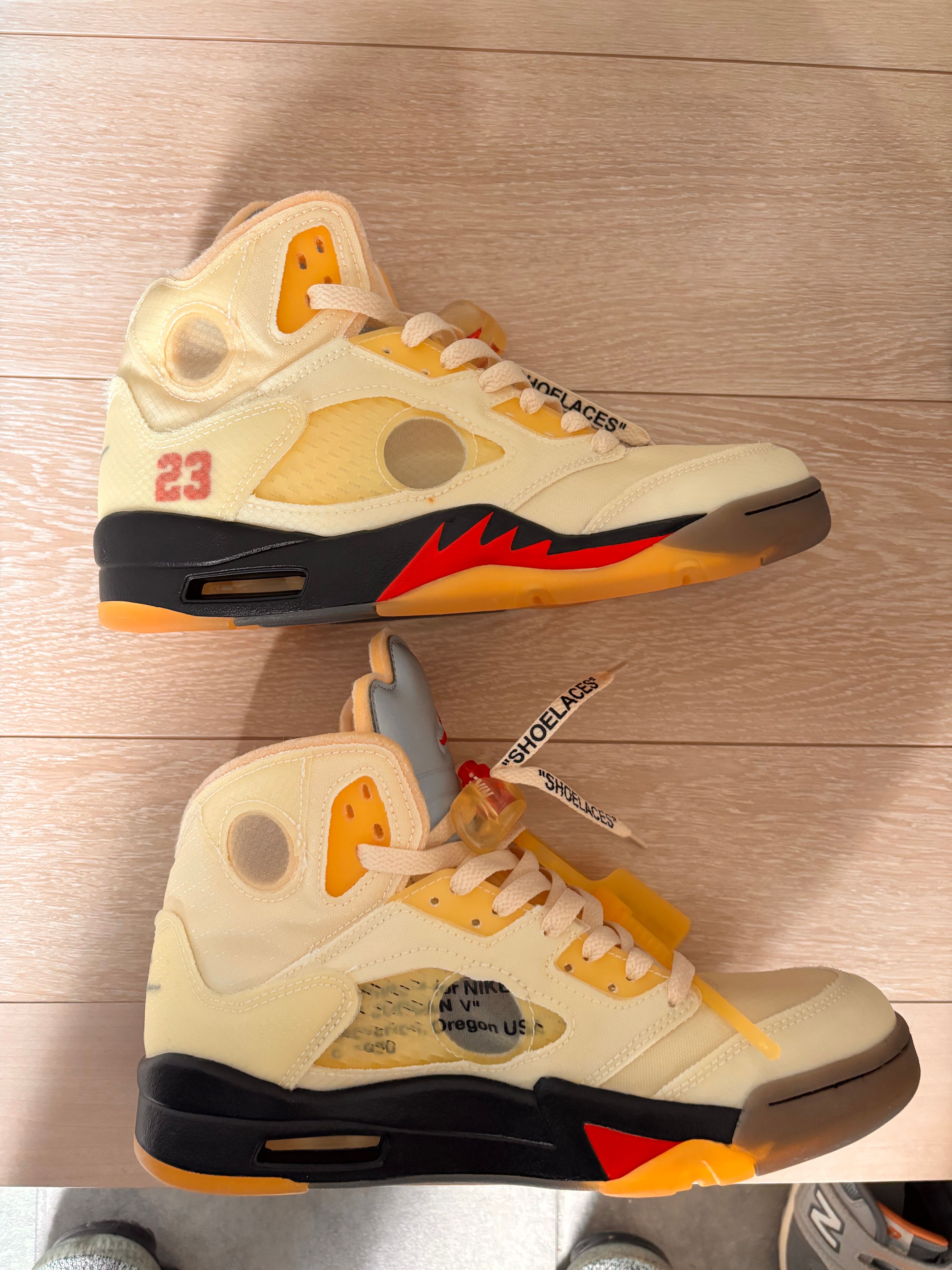 Off-White × Nike Air Jordan 5 "Sail"