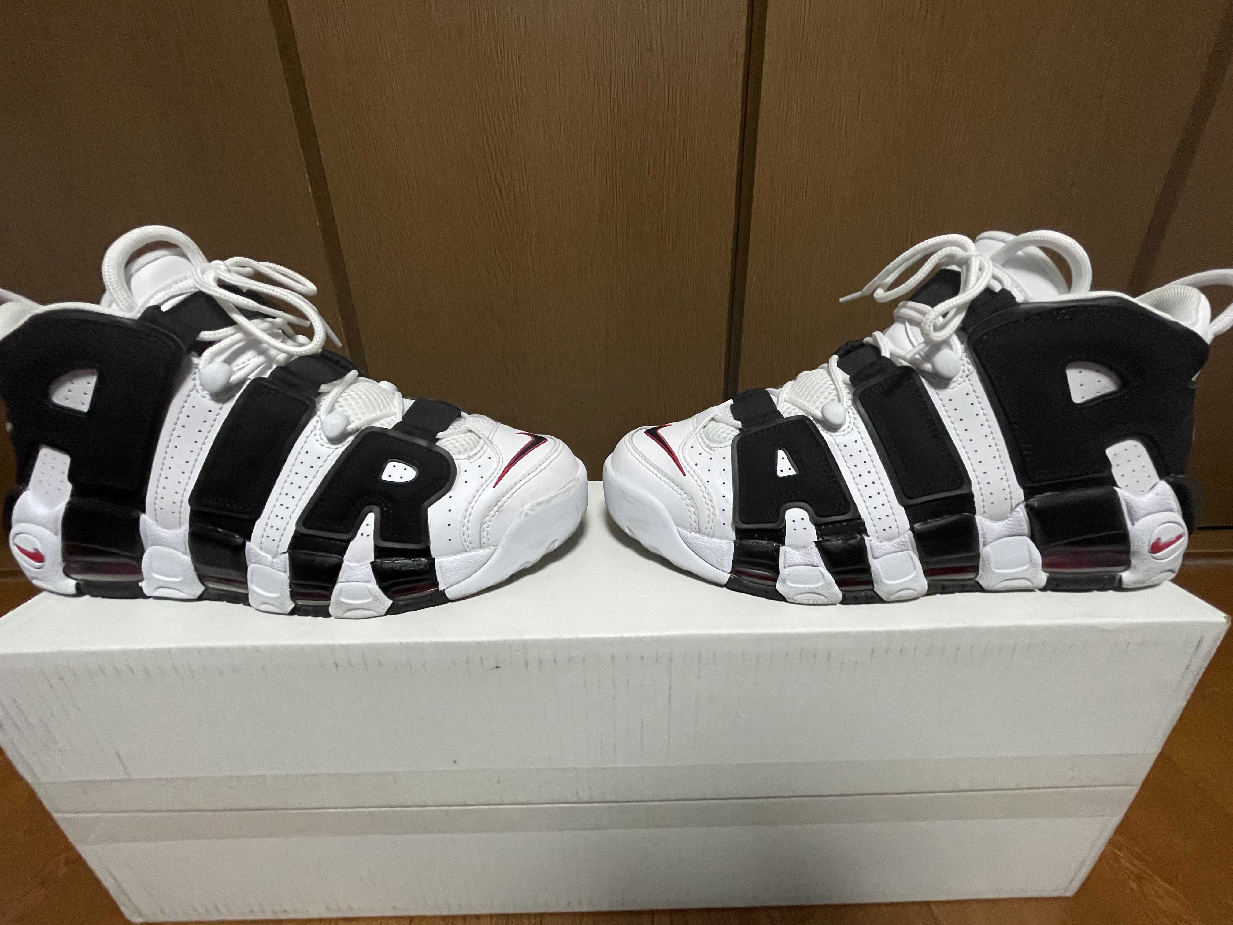 Nike Air More up Tempo "White/Black/University Red"(~2018)