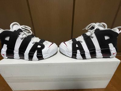 Nike Air More up Tempo "White/Black/University Red"(~2018)