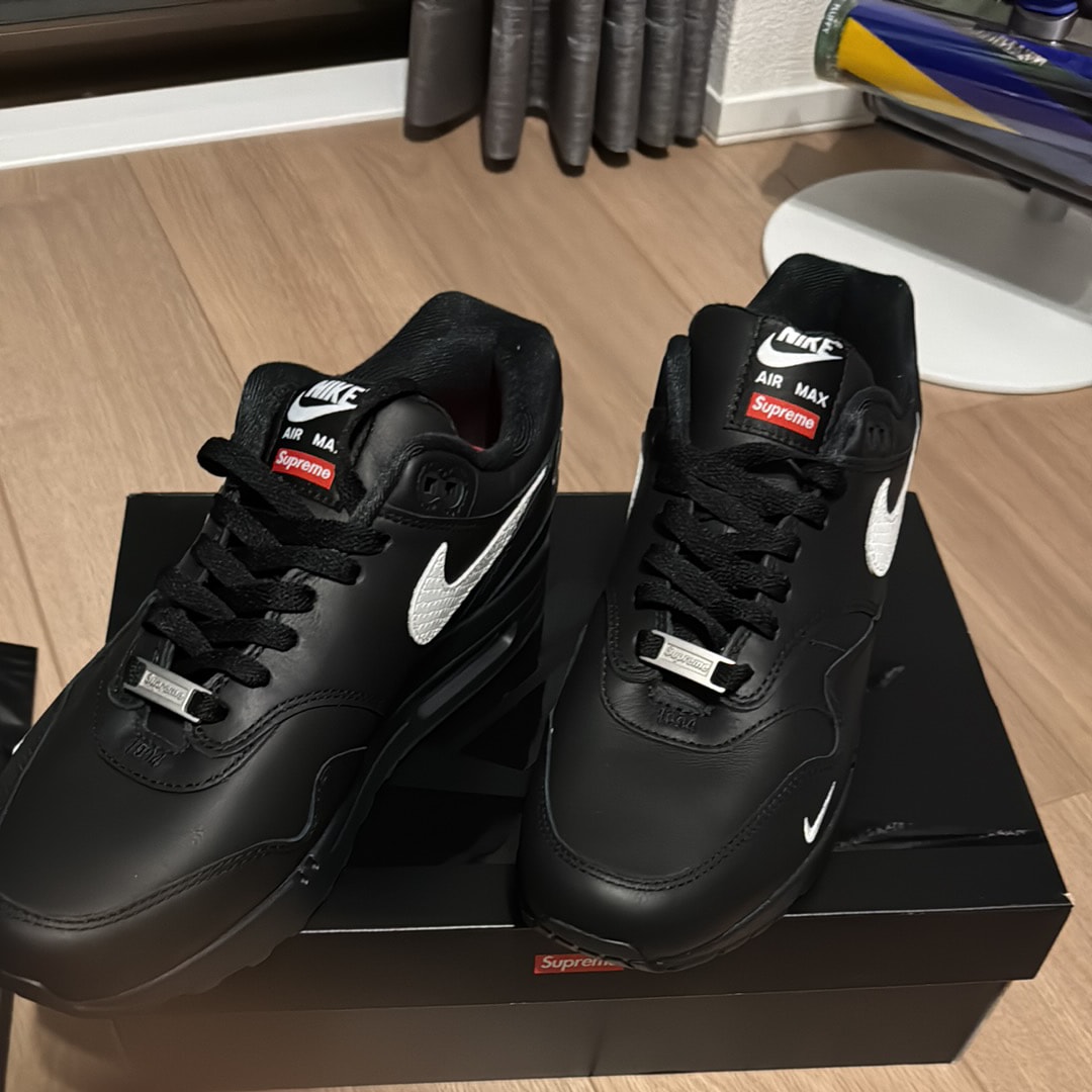 Supreme × Nike Air Max 1 '87 SP "Black" (25SS Week4)