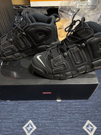 Supreme × Nike Air More Uptempo "Black"
