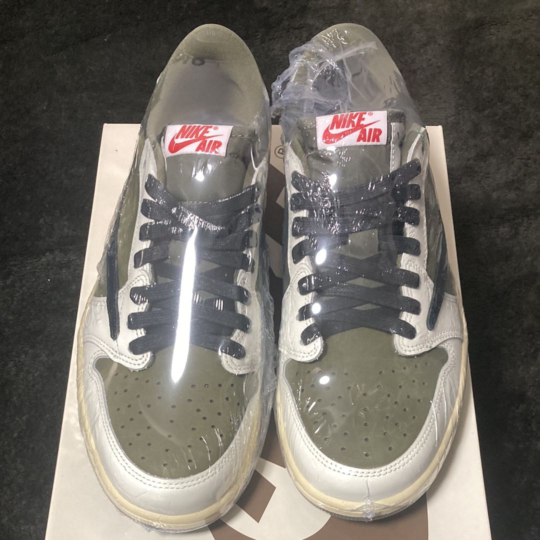 Travis Scott × Nike Air Jordan 1 Low OG SP "Reverse Olive"