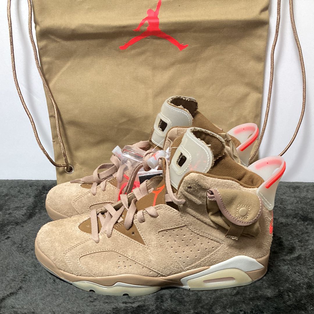 Travis Scott × Nike Air Jordan 6 "British Khaki"